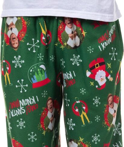 INTIMO Elf Pajamas Buddy OMG I Know Him Allover Design Flannel Lounge Pants in Kuwait