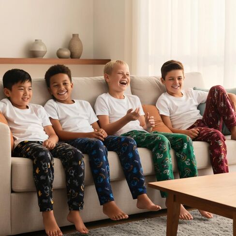 Harry Potter Pajamas Boy's House Crest Icons Lounge Pj Pants in Saudi Arabia