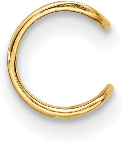 14k Gold Polished Ear Cuff 7.8x5.75mm Wide-Ear-Cuff for Women in Saudi Arabia