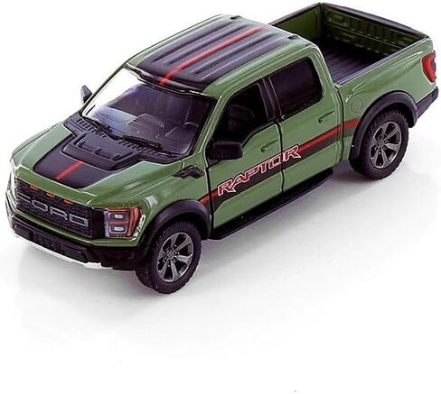 KiNSMART 2022 Ford F-150 Raptor Police & FIre Edition 2Set 5" 1:46 Scale Die Cast Metal Model Toy Trucks in Kuwait