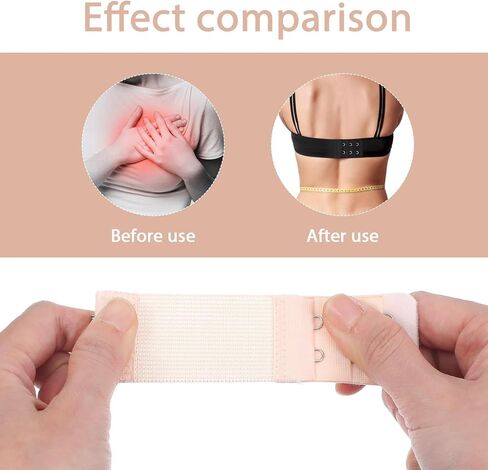3 Pack Bra Extender 2 Hook, Comfortable Stretchy Bra Extenders Soft Breathing Bras Extension Strap for Women Lady (Skin Color, White, Black) in Saudi Arabia