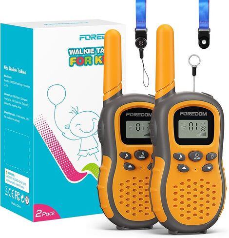 J388C Walkie Talkies for Kids 2 Pack Long Range with Flashlight - Blue in Kuwait