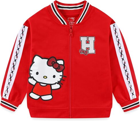 طقم جاكيت وسروال بسحاب للفتيات من Hello Kitty Sanrio للأطفال الكبار in Kuwait