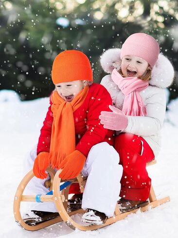 140 Pcs Kids Beanies Hat Scarf Gloves Sock Winter Sets Winter Homeless Care Package Supplies with Organza Bags Christmas Warm Gift for Homeless Charity Multicolor in Saudi Arabia