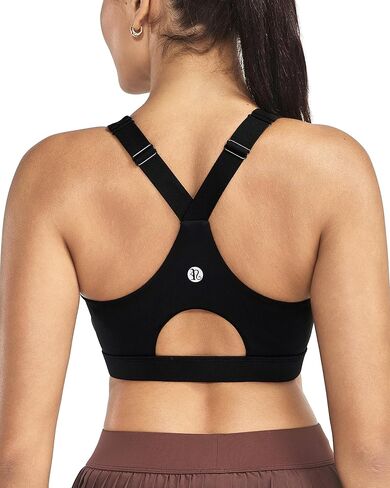 RUNNING GIRL High Impact Sports Bras for Women, High Support Running Adjustable Sports Bra Molded Cup Strappy in Saudi Arabia
