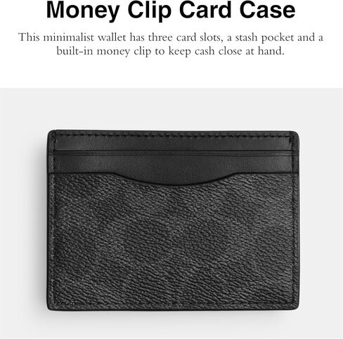 Money Clip Card Case in Signature in Saudi Arabia
