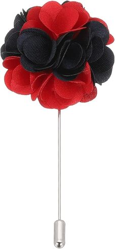 PATIKIL Flower Boutonnieres Pin, Lapel Pin for Men Camellia Flower for Wedding Graduation Anniversary Brooch Graduation Outfit Accessories in Saudi Arabia