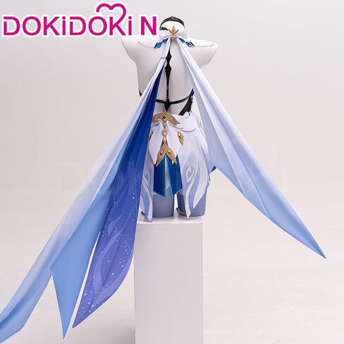 KIRA KIRA Genshin Skirk Cosplay Costume Doki-N Game Genshin Skirk Cosplay Halloween Costume Outfits Plus Size in Kuwait