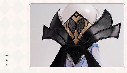 KIRA KIRA Genshin Skirk Cosplay Costume Doki-N Game Genshin Skirk Cosplay Halloween Costume Outfits Plus Size in Kuwait