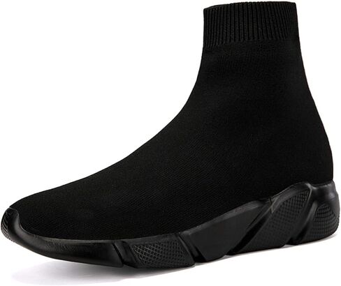 CERYTHRINA Womens Mens Walking Shoes High Top Athletic Running Knit Mesh Socks Shoes Road Gym Fashion Sneakers in Saudi Arabia