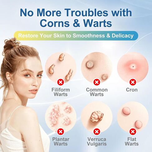 42 Pcs Wart and Corn Remover Pads,40% Salicylic Acid for Fast Wart Removal for Plantar Warts,Hands,Toes and Body,Invisible Corn Remover Patches Safe for Adults in Saudi Arabia