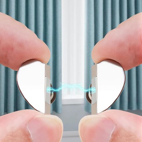 Magnetic Curtain Closure (Silver 6pairs) in Saudi Arabia