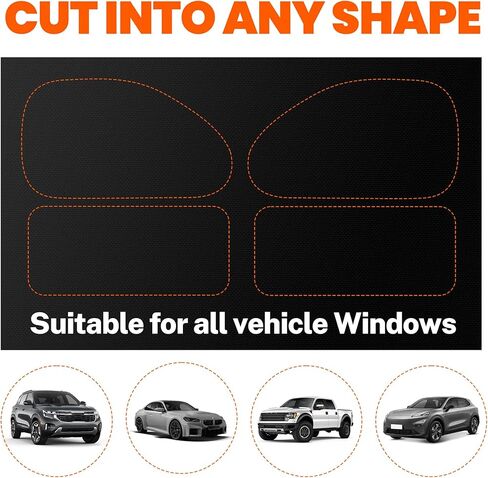 100% Blackout curtains DIY Window Blinds for Bedroom - Portable No-Drill Window Shades with Stickers & Tabs, 79x58 inch Blackout Cover Suitable for Travel, Car Sunshade & Dorm Room, Media-Friendly in Saudi Arabia