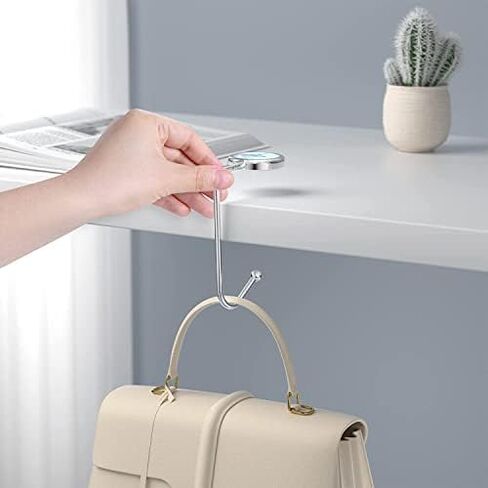 NewCharms Dolphins Purse Hanger with Bling - Keeps Your Bag Off The Floor and Folds to Fit in Your Handbag in Saudi Arabia