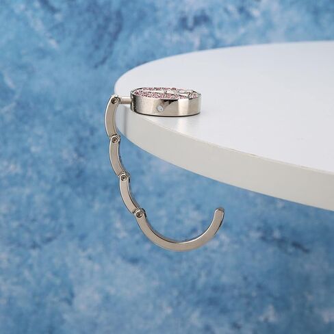 NewCharms Dolphins Purse Hanger with Bling - Keeps Your Bag Off The Floor and Folds to Fit in Your Handbag in Saudi Arabia
