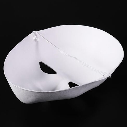 Totority Diy Paintable Pulp Peking Opera Masks 6-Pack 9.64 Inch Blank Masquerade Face Masks for Kids and Adults Party Craft Supplies in Saudi Arabia