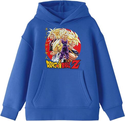 سترة Bioworld Dragon Ball Z Super Saiyan Heroes للأولاد باللون الأزرق الملكي in Kuwait