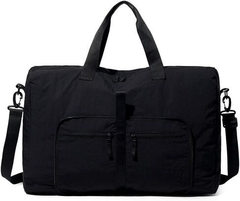 Travel Bag, Weekend Overnight Sports Handbag with Adjustable Shoulder Straps, Multiple Pockets, Lightweight Fitness Duffel for Gym, Hiking, Weekend Trips (Light Pruple) in Kuwait