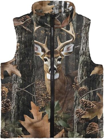 Kids Fleece Vest Girls Boys Sleeveless Jacket Size 2-12, Zip Stand-up Collar Winter Outerwear with Pockets in Kuwait