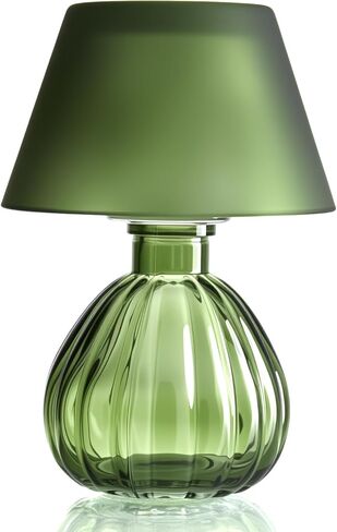 Table Lamp-Shaped Glass Hurricane Candle Holder,Crystal-Decorated Candle Holder,Tea Lights and Electronic Candles, Vintage Decoration,Warm Gift.Wedding Party Supplies,Christmas Dark Green in Saudi Arabia