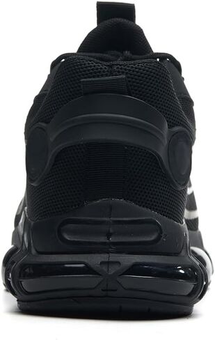 Steel Toe Shoes for Men Safety Work Shoes Slip Resistant Puncture Proof Shoes Indestructible Lightweight Comfortable Sneakers Ergonomic Design Black Size US 11 in Saudi Arabia