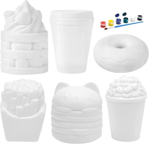 LovesTown squishies Painting Kit, 6 PCS DIY Animal Squishies Making Squishies Kit Paint Your Own Squishies for Birthday Gifts in Saudi Arabia