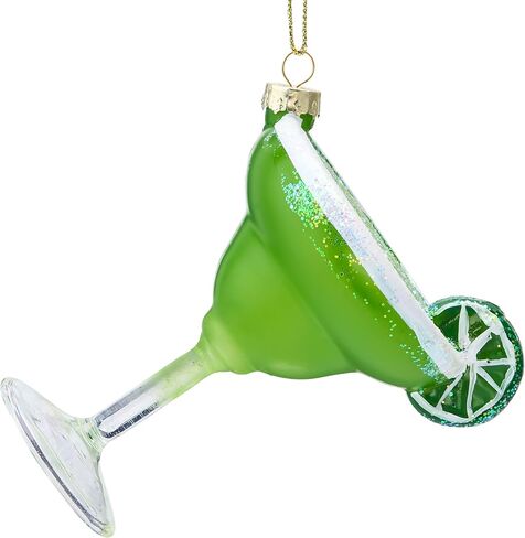 Joiedomi Christmas Cocktail Moscow Mule Glass Ornament, Christmas Drink Glass Blown Ornament for Christmas Tree Decoration, Adult Beverages Ornament for Xmas Gift Holiday Party Favor Indoor Decoration in Saudi Arabia