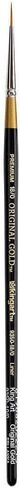 KINGART Original Gold 9350-6 Liner Series, Premium Golden Taklon Multimedia Artist Brushes, Painting Tools for Oil, Acrylic, Watercolor and Gouache in Saudi Arabia