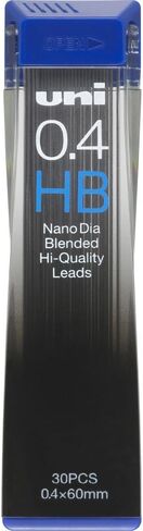 Uni NanoDia Mechanical Pencil 0.4mm Lead, H (U04202NDH) in Saudi Arabia
