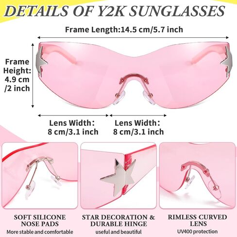 Y2k Accessories Set Included Star Y2k Silver Necklace Y2K Star Shoulder Bag Sunglasses Star Hair Clip Y2k Silver Vintage Jewelry Set in Saudi Arabia