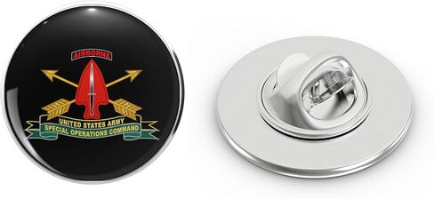 قيادة العمليات الخاصة لجيش الجيش Sine Pari SSI w Br الشريط X 300 قبعة التلبيب المعدنية دبوس التعادل تك Pinback 0.75" in Kuwait