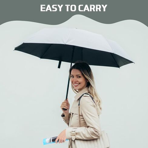 Silkfly Folding Umbrella Bulk Windproof Portable Lightweight Travel Mini Umbrella for Rain UV Sun 37.8 inches in Saudi Arabia