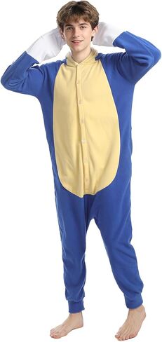 Animal Blue Pajamas Unisex Adult Jumpsuit Cosplay Costume in Saudi Arabia