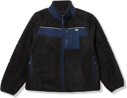 Lacoste Men's Colorblock Sherpa Fleece Jacket in Saudi Arabia