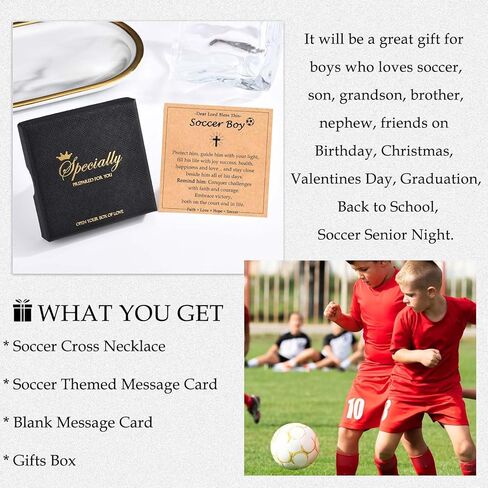 Baseball Soccer Basketball Football Necklace Gifts for Boys Kids, Sports Stuff Accessories Cross Necklace Jewelry for Little Boys Birthday Christmas Valentines Easter Baptism Communion Graduation Gifts in Saudi Arabia
