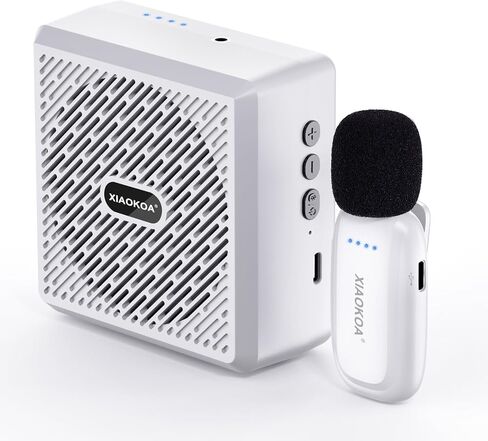 Wireless Microphone Headset, Head Mic Speaker System, UHF Professional Handheld Microphones for Voice Amplifier, with LED Digital Display, Suitable for Teaching, Fitness Instructor, Tour Guide in Saudi Arabia
