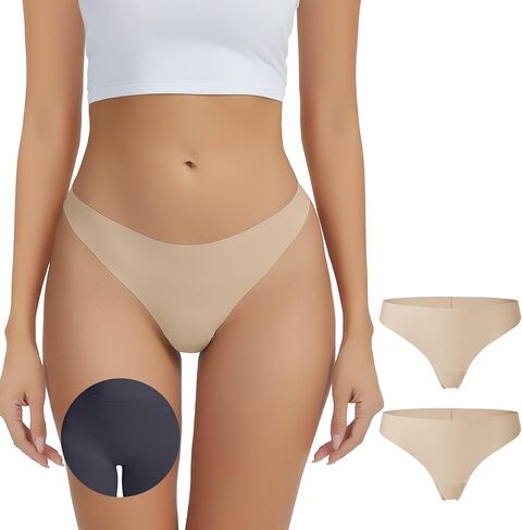 Seamless Camel Toe Underwear for Women No VPL Cameltoe Thongs with Concealer Comfy Invisible Workout Panties in Saudi Arabia