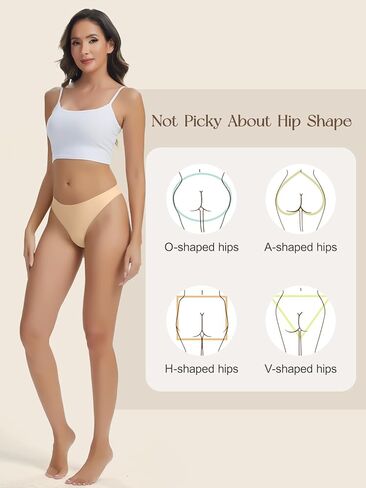 Seamless Camel Toe Underwear for Women No VPL Cameltoe Thongs with Concealer Comfy Invisible Workout Panties in Saudi Arabia