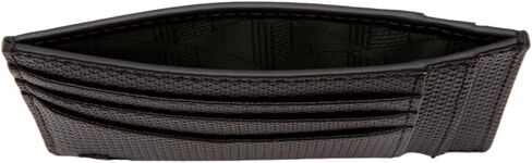 Lacoste Men's Chantaco Leather Card Holder, Black, One Size in Saudi Arabia