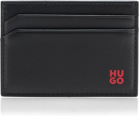 HUGO, Tibby Leather Cardcase, black gloss, PCE. in Saudi Arabia