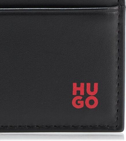HUGO, Tibby Leather Cardcase, black gloss, PCE. in Saudi Arabia