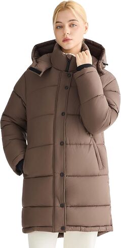 Orolay CHIIONE Winter Coats for Women Mid Length Waterproof Puffer Coats Warm Parka for Women Windproof Winter Jacket in Saudi Arabia