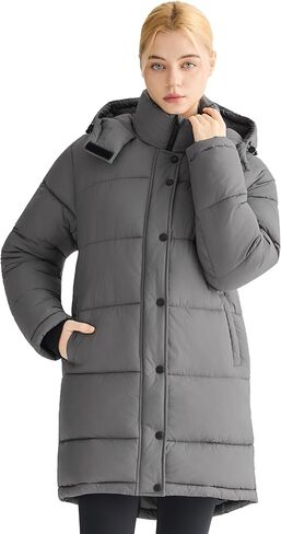 Orolay CHIIONE Winter Coats for Women Mid Length Waterproof Puffer Coats Warm Parka for Women Windproof Winter Jacket in Saudi Arabia