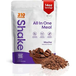 310 Nutrition All-In-One Meal Replacement Shake Powder - Plant-Based Protein Smoothie Blend w/High Fiber, Probiotics & Adaptogens - Low Carb, Vegan, Keto & Paleo Friendly - Chocolate Bliss - 28 Srv in Saudi Arabia