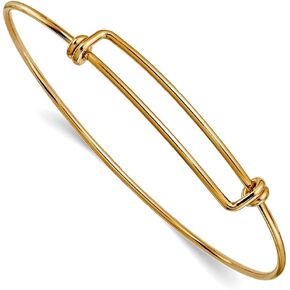 JewelryWeb سوار قابل للتعديل مملوء بالذهب 1.65 ملم للنساء in Saudi Arabia