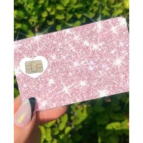 ملصق ExotixCard الأصلي العاكس Ultra Bling Debit - غطاء لامع قابل للإزالة لجلد بطاقة الائتمان، معلومات خلفية ساطعة بشكل خاص، ExotixLuv Ice (أرجواني) in Kuwait