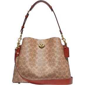 Coach Color-Block Leather Willow Shoulder Bag in Saudi Arabia