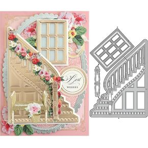 3D Backgrounds Frame Metal Cutting Die for Scrapbooking, New Cutting Dies DIY Album Card Making Decor Paper Craft Metal Die Cuts Party Wedding Decorations (Grid C 3.9 x 2 in) in Kuwait