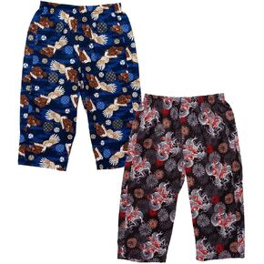 Y's factory Japanese Pattern Steteco Pants for Men, Assorted 2 or 3 Pack, 100% Cotton, 3/4 Length Lounge, Sizes M-5XL, in Saudi Arabia