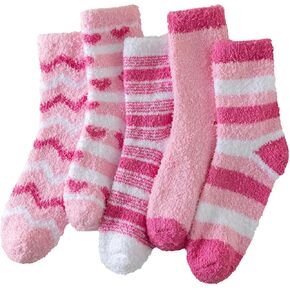 جوارب غامضة للنساء، جوارب دافئة فائقة النعومة للنساء في الشتاء 5 أزواج in Kuwait
